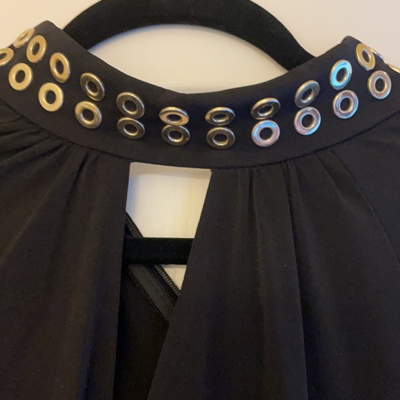 Black mini flowing dress - Picture 2 of 2